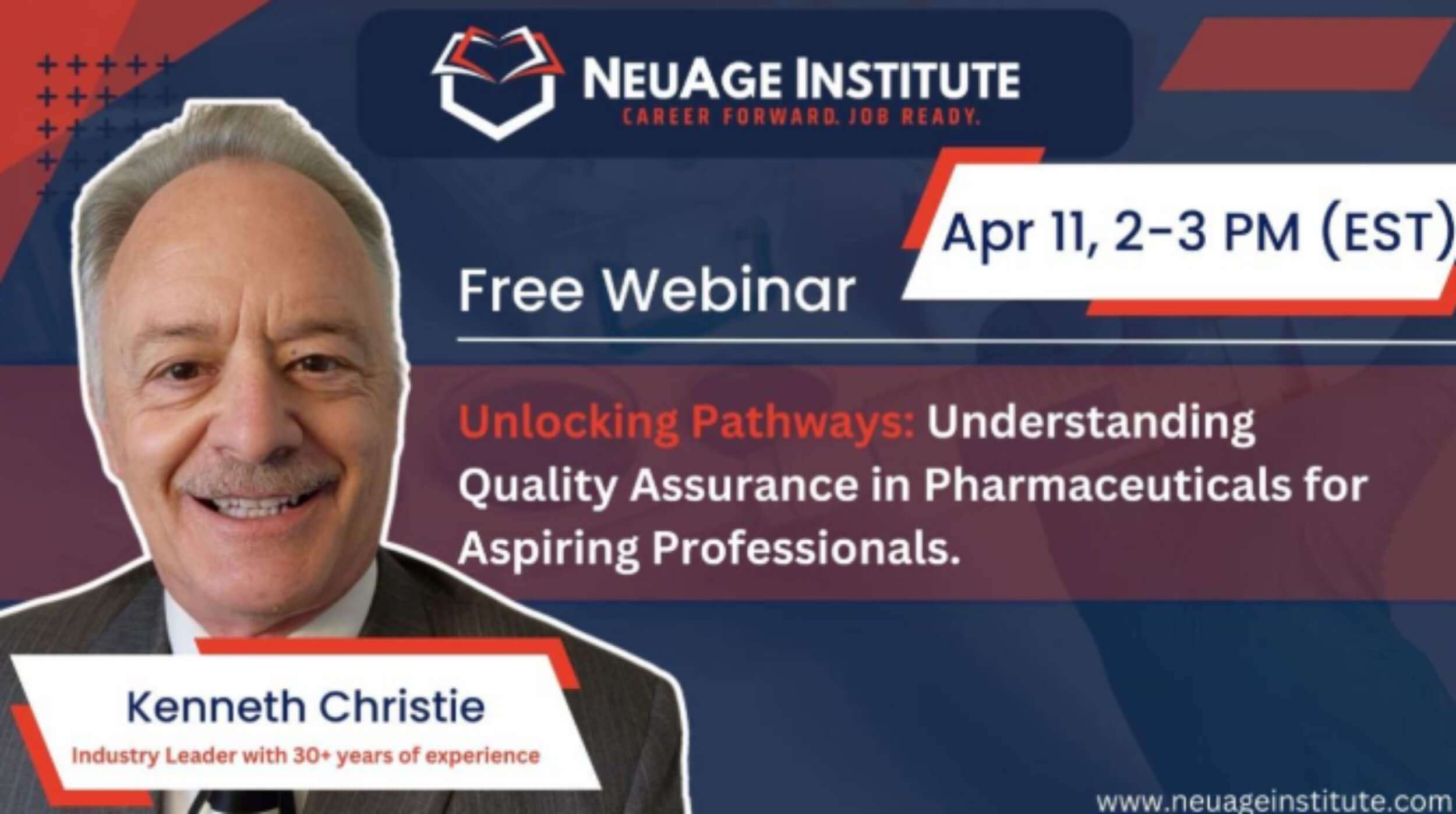 Kenneth Christie, the expert and experienced host of this quality assurance training webinar